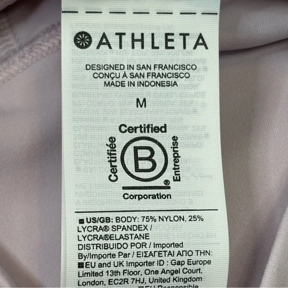 🏷️NWT Athleta Transcend Capri Legging High Rise Lilac Sky Purple Size Medium $79